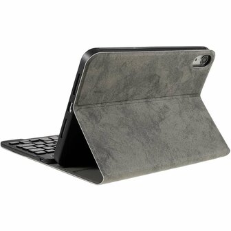 Just in Case Vintage Bluetooth Keyboard Cover QWERTY hoes voor iPad mini 6 - grijs