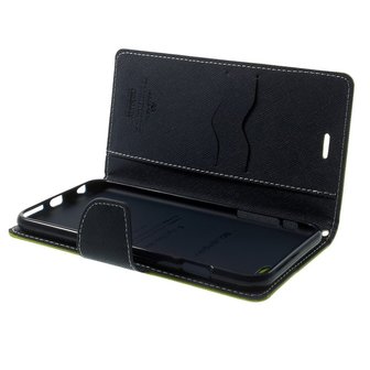 Mercury Goospery groene wallet Bookcase iPhone 6 Plus 6s Plus portemonnee hoesje