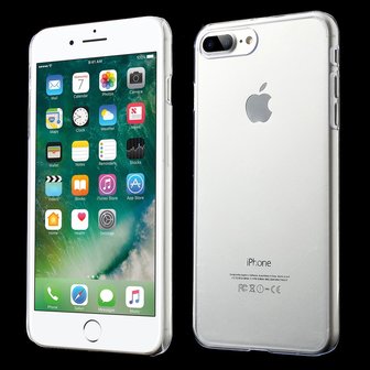 Doorzichtige hard case iPhone 7 Plus 8 Plus Stevig transparant hoesje