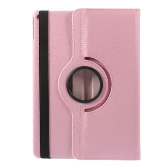 Roze iPad Air 2 hoesje case met draaibare cover standaard