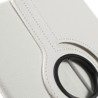 Witte iPad Air 2 case met draaibare cover standaard