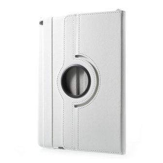Witte iPad 2017 2018 hoesje case draaibare cover met standaard