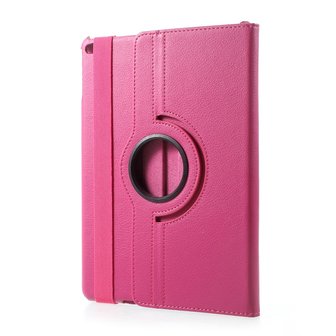 Roze iPad 2017 2018 case hoesje draaibare cover standaard