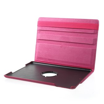 Roze iPad 2017 2018 case hoesje draaibare cover standaard