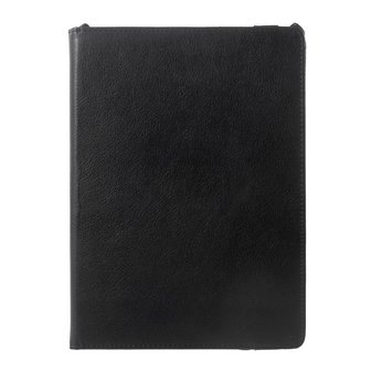 Zwarte iPad 2017 2018 case draaibaar cover standaard leder