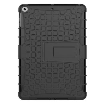 Zwarte survivor iPad 2017 2018 case hoes standaard