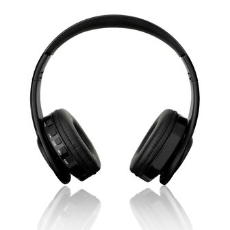BTH-818 Over-ear draadloze bluetooth Stereo Koptelefoon Headset - Microfoon Zwart