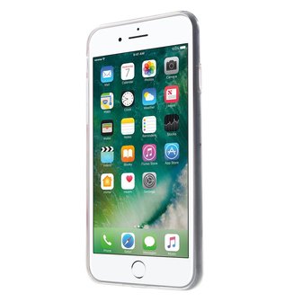 Perzik Bloem iPhone 7 8 SE 2020 SE 2022 TPU hoesje - Roze Wit