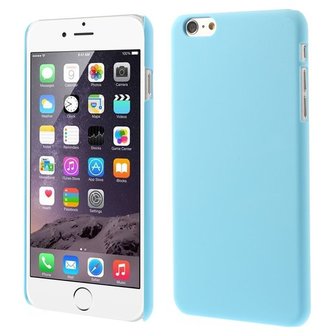 Stevige gekleurde hardcase iPhone 6 Plus 6s Plus Hoesje - Lichtblauw