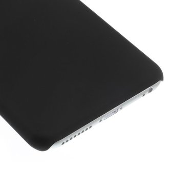 Stevige gekleurde hardcase iPhone 6 Plus 6s Plus Hoesje - Zwart
