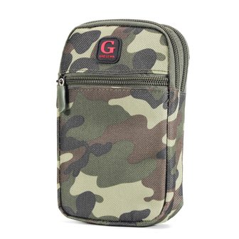 Universele hoes telefoontas schokbestendig voor mobiel - Army Camouflage Groen