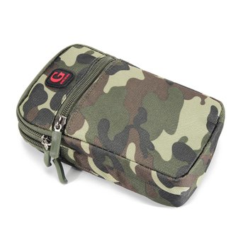 Universele hoes telefoontas schokbestendig voor mobiel - Army Camouflage Groen