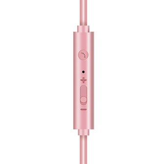 Joyroom Rose in-ear comfortabel headphones geluidsreducering Joyroom - Roze