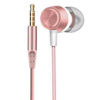 Joyroom Rose in-ear comfortabel headphones geluidsreducering Joyroom - Roze