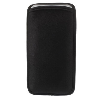 Universeel insteekhoesje neopreen smartphone pouch telefoonhoesje - Zwart