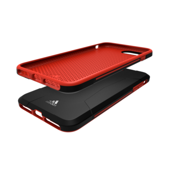 Adidas Solo Case iPhone 6 Plus 6s Plus 7 Plus 8 Plus - Zwart Rood