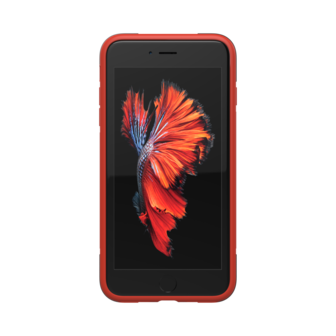 Adidas Solo Case iPhone 6 Plus 6s Plus 7 Plus 8 Plus - Zwart Rood