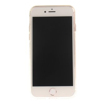 Doorzichtig Mandala iPhone 7 8 SE 2020 SE 2022 TPU hoesje - Zwart