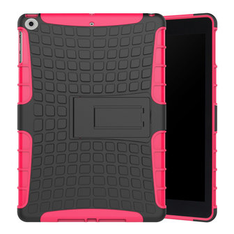 Survivor hoes standaard bescherming iPad 2017 2018 - Roze Zwart