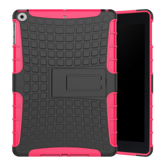 Survivor hoes standaard bescherming iPad 2017 2018 - Roze Zwart