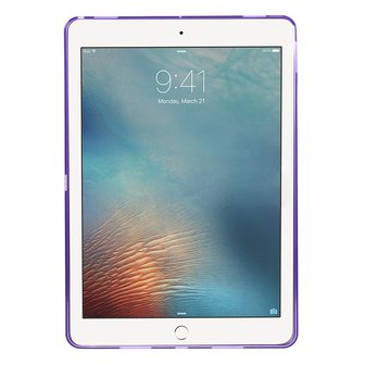 Doorzichtige iPad Air 3 (2019) & iPad Pro 10.5 inch TPU case - Paars