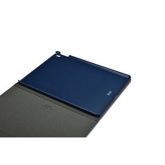 XOOMZ iPad Air 3 (2019) & iPad Pro 10.5 inch (2017) case en cover Fabric Leder - Blauw Bruin