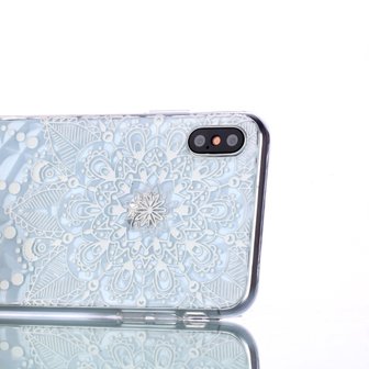 Diamant hoesje TPU iPhone XS Max Case - Mandala