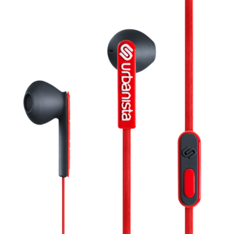 Urbanista San Francisco oortjes earphones - Rood