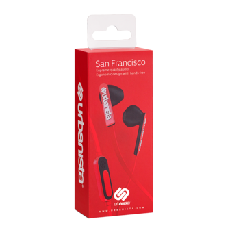 Urbanista San Francisco oortjes earphones - Rood