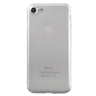 Transparant TPU hoesje iPhone 7 8 SE 2020 SE 2022 case - Doorzichtig