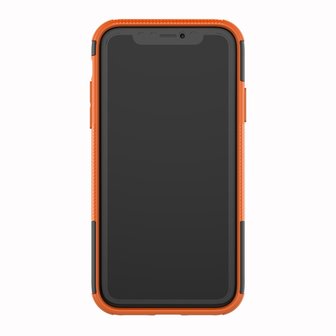 Hybride standaard case shockproof hoesje iPhone XS Max - Oranje