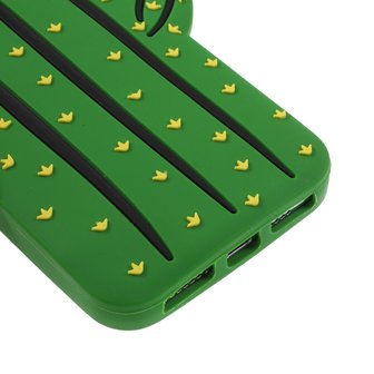 Cactus Silicone Hoesje iPhone XS Max cover - Groen case