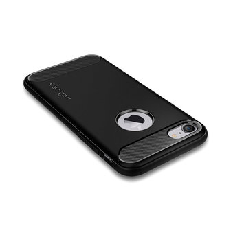 Spigen Armor case iPhone 7 8 hoesje - Zwart