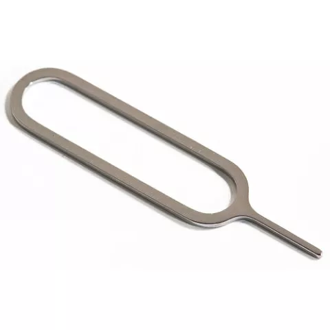 Simkaart tray opener iPhone zilver