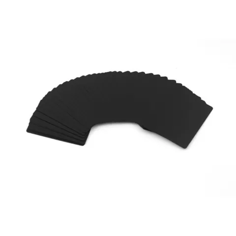 Waterproof PVC Speelkaarten 54 stuks Pokerkaarten - Zwart Gladde afwerking