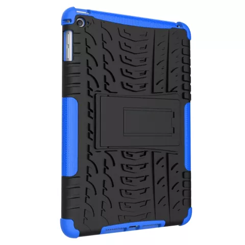 Bandprofiel hoes grip kickstand TPU kunststof iPad mini 4 5 Case - Blauw