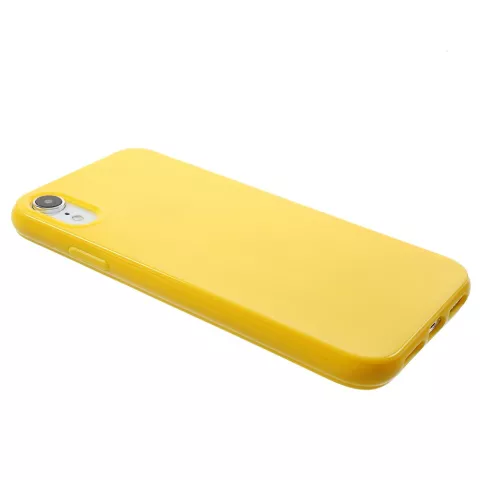 Simpel TPU bescherming hoesje iPhone XR - Geel