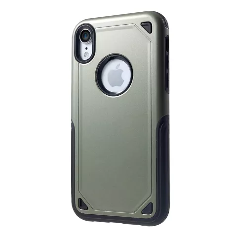 ProArmor protection hoesje bescherming iPhone XR case - Groen army