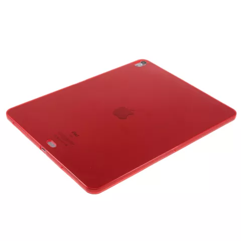 Flexibel TPU bescherming Cover hoes iPad Pro 12.9 2018 - rood case