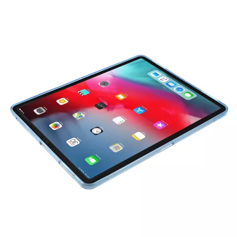 Flexibel TPU bescherming Cover hoes iPad Pro 12.9 2018 - Blauw case