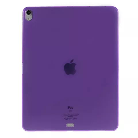 Flexibel TPU bescherming Cover hoes iPad Pro 12.9 2018 - Paars case