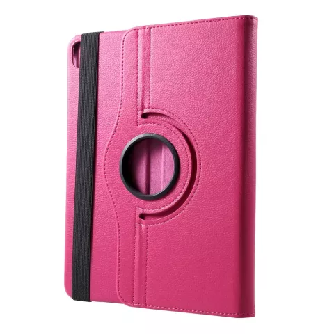 Lederen Litchi Grain iPad Pro 12.9-inch 2018 Hoes Draaibare Case met Cover - Roze