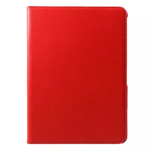 Lederen Litchi Grain hoes draaibaar standaard iPad Pro 11-inch 2018 - Rood