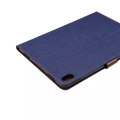 Jeans Fabric iPad Pro 11-inch 2018 Hoes - Donker Blauw