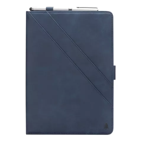 Lederen iPad Pro 12.9-inch 2018 Case met Cover Hoes Wallet Portemonnee - Blauw