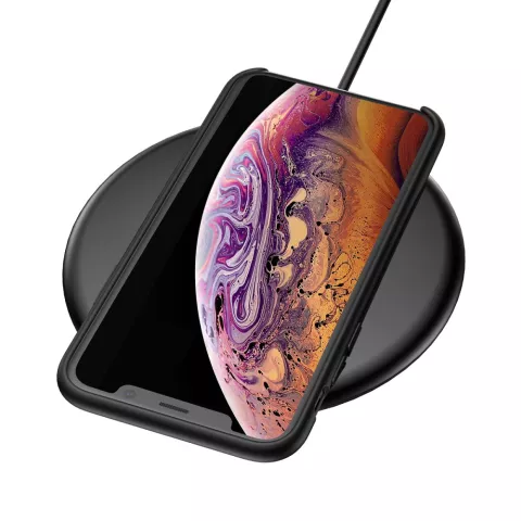 Baseus Original LSR Series Liquid Silicone Gel Case iPhone XS Max Hoes - Zwart