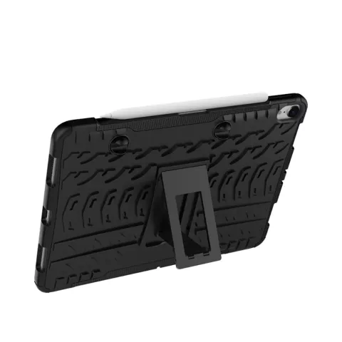 Hybride TPU Polycarbonaat geschikt voor iPad Pro 11-inch 2018 Case Hoes - Profiel Zwart Standaard