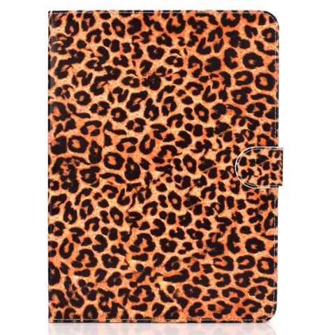 Panterprint iPad Pro 11-inch 2018 Case Hoes Lederen Wallet Portemonnee - Bruin Luipaard Patroon