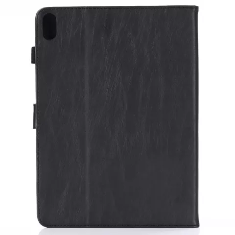 Retro Style Lederen iPad Pro 12.9-inch 2018 Wallet Case Hoes Portemonnee - Zwart