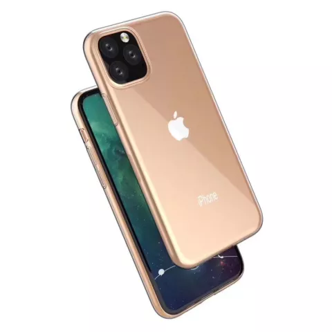 Transparant TPU hoesje iPhone 11 Pro Max - Doorzichtig